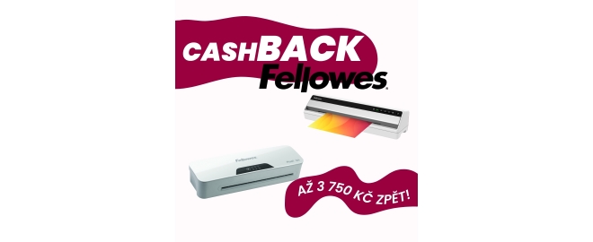 Fellowes cashback - až 750 Kč zpět!