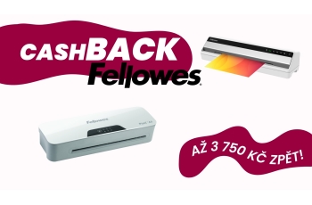 Fellowes cashback - až 750 Kč zpět!