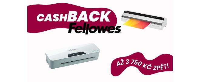Fellowes cashback - až 750 Kč zpět!