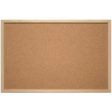 Eurosupplies korková tabule dřevěný rám 40x30 cm
