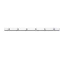 Magnetoplan lišta s 6-ti magnety, samolepící 1 m bílá