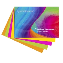 Poznámkové bločky elektrostatické Symbionotes 70x100 mm MIX 4 barev